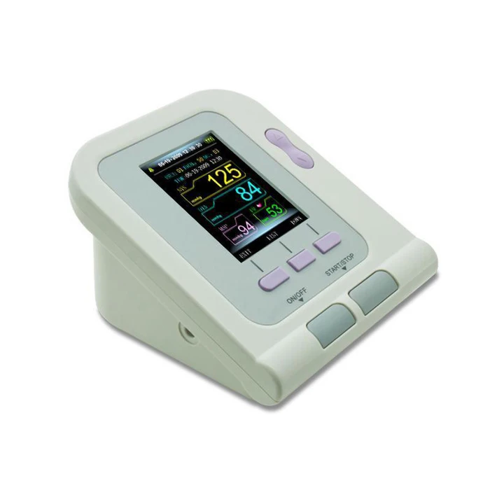 Сфигмоманометр кровяное давление CONTEC08A(CE/FDA), с зондом оксиметра Ambulatory Arm кровяное давление пульсовый сфигмоманометр