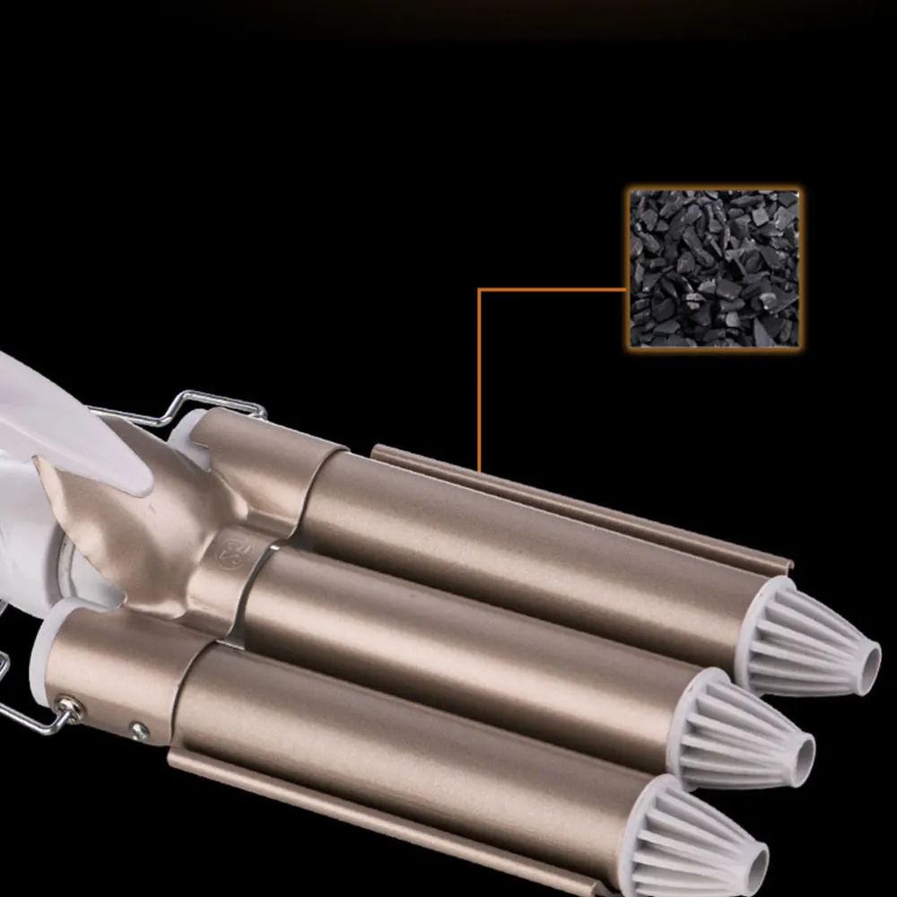 Большие бигуди с тремя палками головка для яиц 3 трубки керамические щипцы