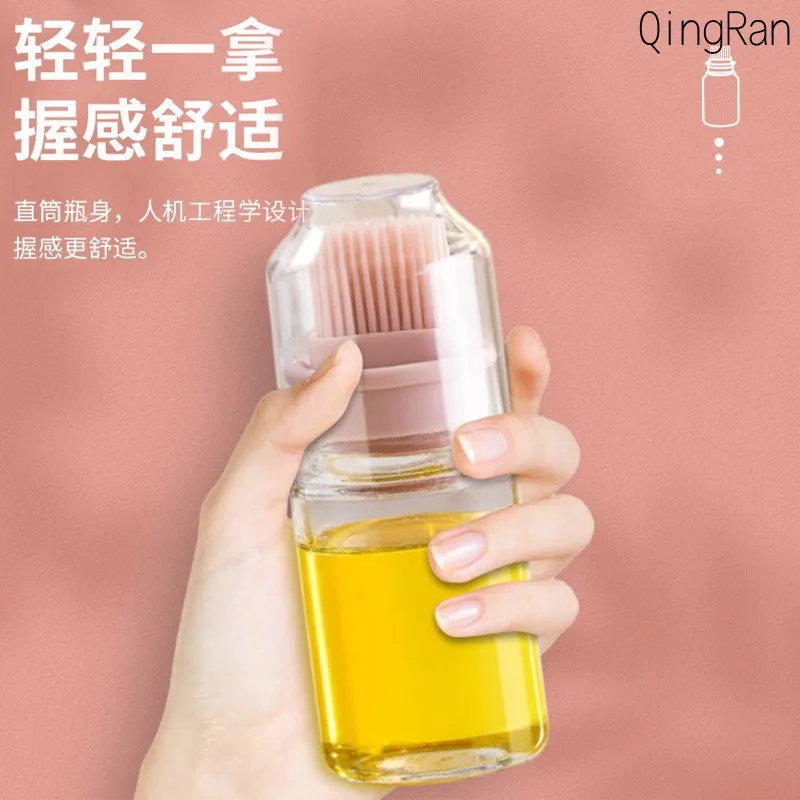 

Portable Oil Brush Bottle Silicone Liquid Barbecue Utensils High Temperature Resistant Kitchen Bakeware Pastry Barbecue Tools