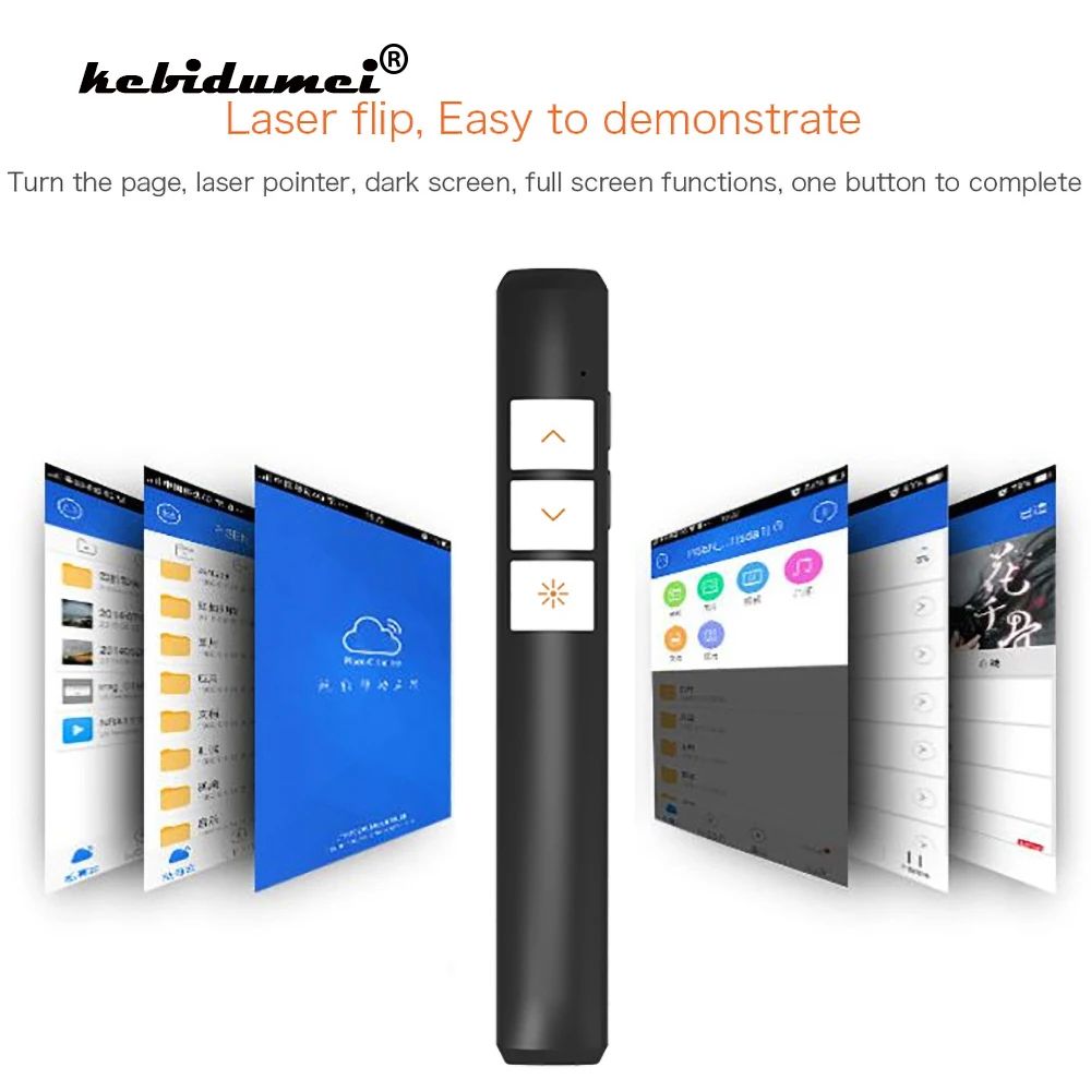 2 4 ГГц USB RF Беспроводной Ведущий Ручка ручной удаленный Указатель управления