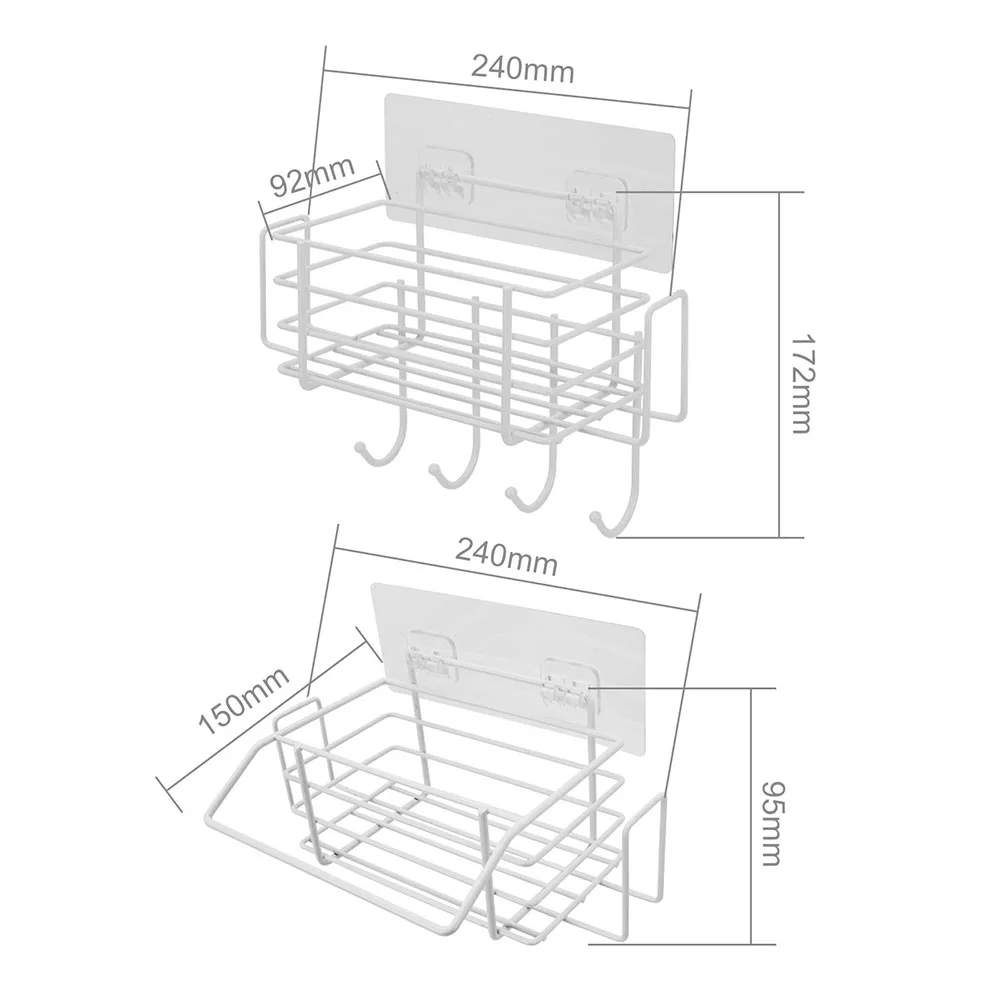 

Metal Racks Organizer Caddy Storage Sink Utensils Holders Drainer Kitchen Tools Washing Holder Cabinet Kitchen Accessories