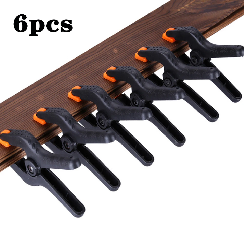 

6Pcs 3 дюйма/10 шт. 2 дюйма a-типа Пластик нейлон Регулируемый поясной ремень зажимы Пружинные зажимы для деревообработки инструментов "сделай с...