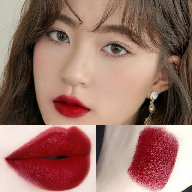 1 г двойной блеск для губ красящая слюда жемчужная пудра косметики красная помада