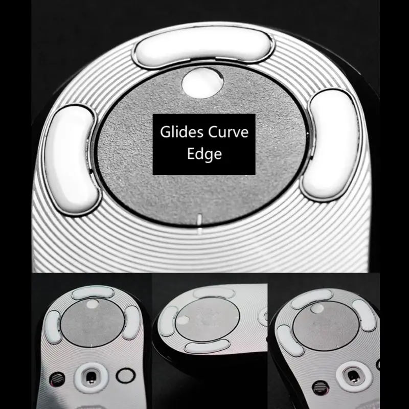 

2 Sets/pack Tiger Gaming Mouse Feet Mouse Skate For Zowie ZA12 ZA11 AM White Mouse Glides Curve Edge