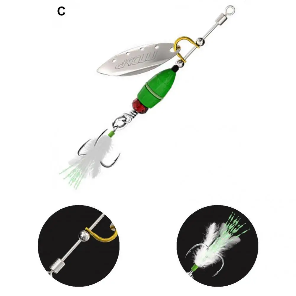 

Impact Resistant Streamlined Spinning Hard Lure with Sharps Treble Hook for Saltwater Freshwater