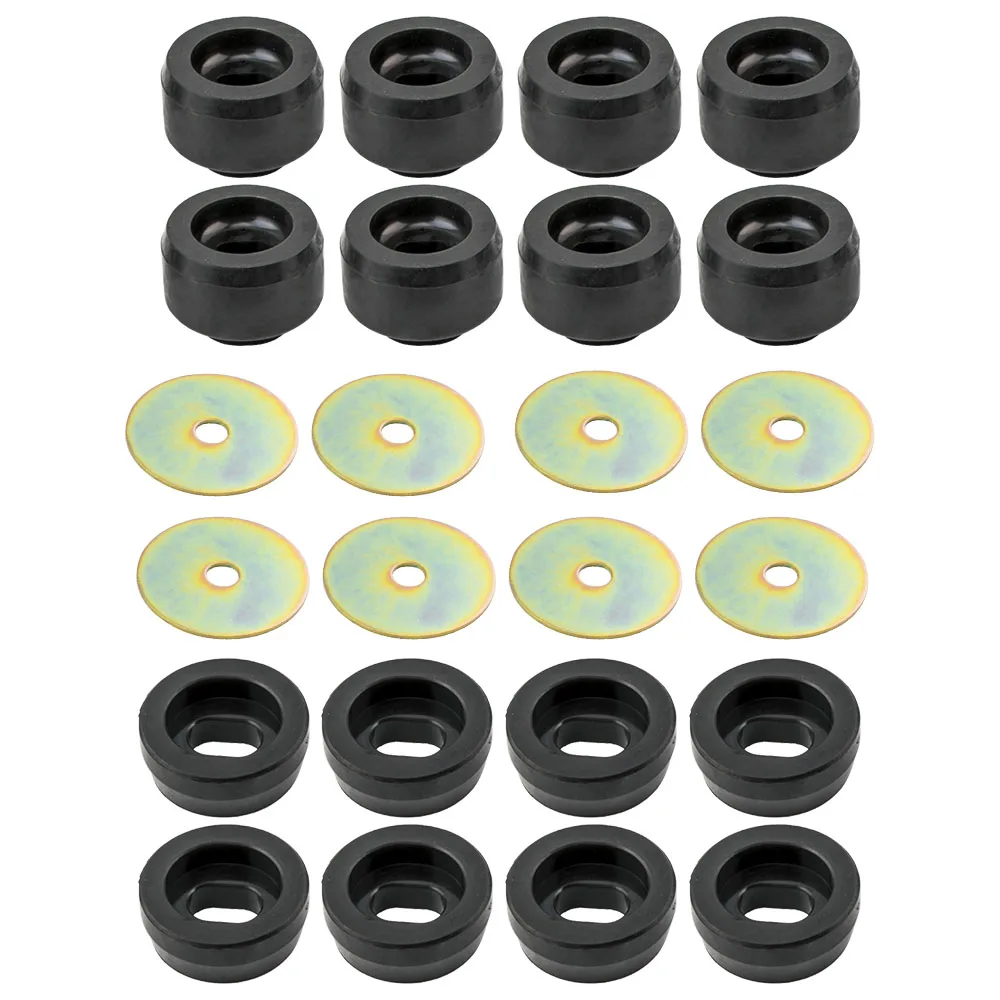 

7-141 Body & Cab Mount Bushing Kit for Chevy Silverado & GMC Sierra 2WD/4WD 1999-2014 16 PCS Black