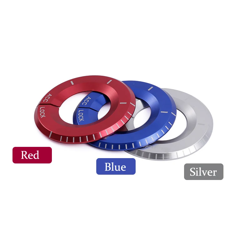 Стайлинг автомобиля крышка переключателя зажигания отделка кольцо для ключей