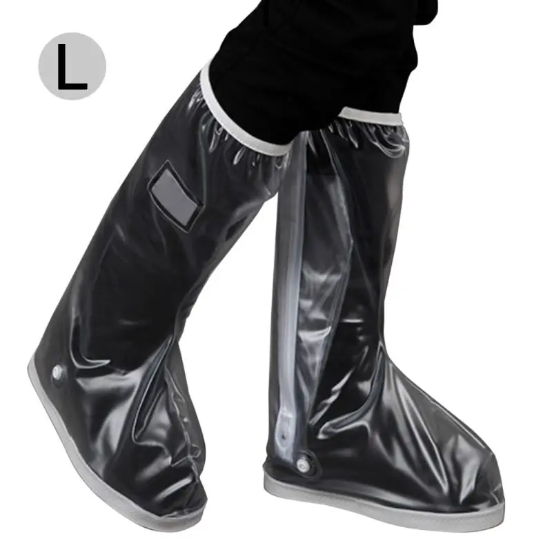

Waterproof Rain Boots Black Protective Overshoes Road Bike Shoe Cover Protector J2HD