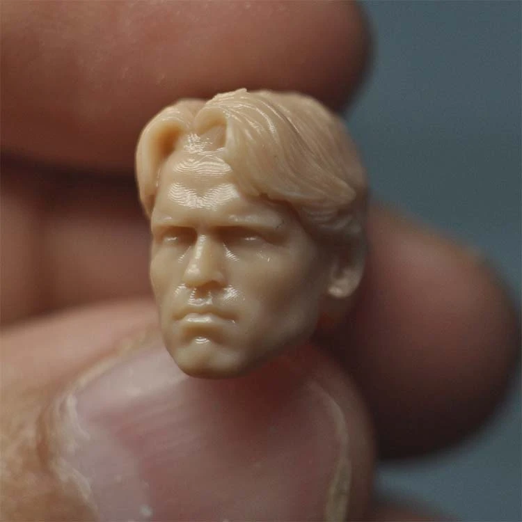 

1/18 Scale T800 Young Arnold Schwarzenegger Unpainted Head Model for 3.75''Body DIY