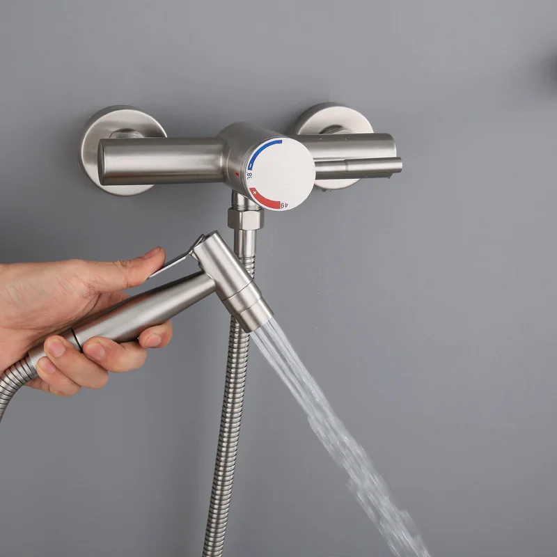 Деликатный и компактный 304 из нержавеющей стали с постоянной температурой Душ
