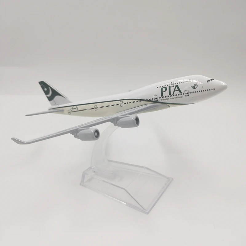 Модель самолета JASON TUTU 16 см PIA модель Боинг 747 Литые металлические самолеты