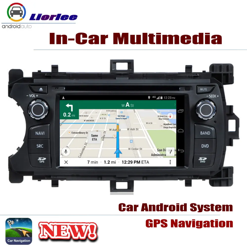 Автомобильная система Android RockChip PX5 1080P IPS ЖК экран для Toyota Vitz / Yaris (XP130) 2011 2019 DVD GPS