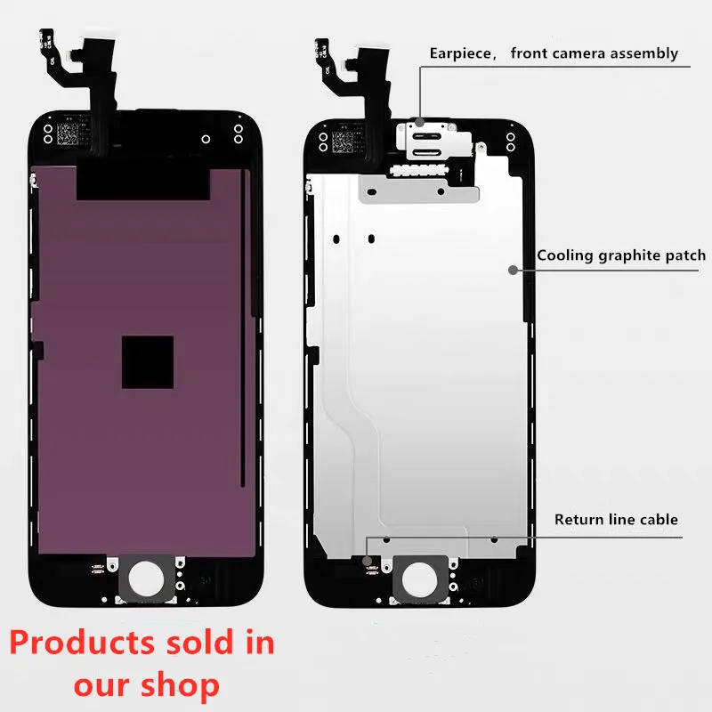 ЖК-дисплей для iPhone 5 6 6P 6S 6SP ЖК-экран подходит 7 7P 8 8P | Мобильные телефоны и