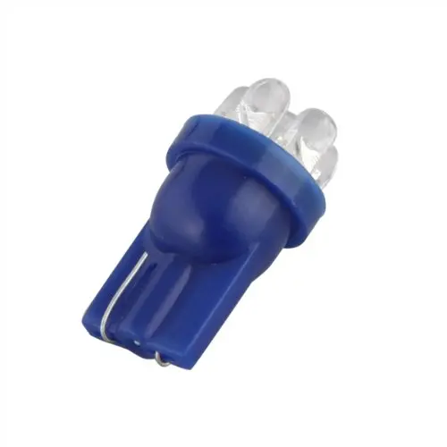 

10 x T10 6 LED Car Parking Lights Interior Lights License Plate Light Blue 24V