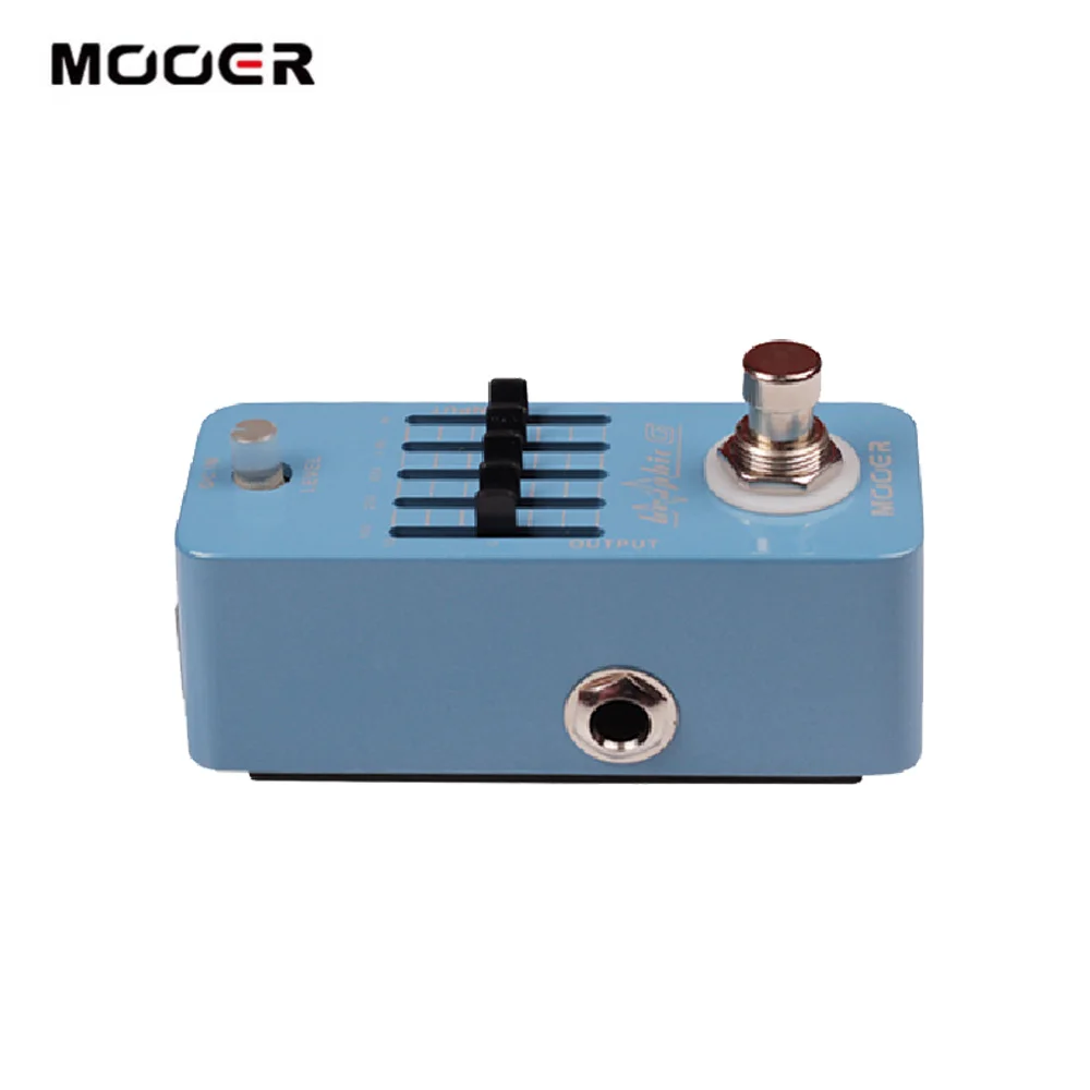 Микрогитарный эквалайзер MOOER Graphic G педаль эффектов 5 полос графический с