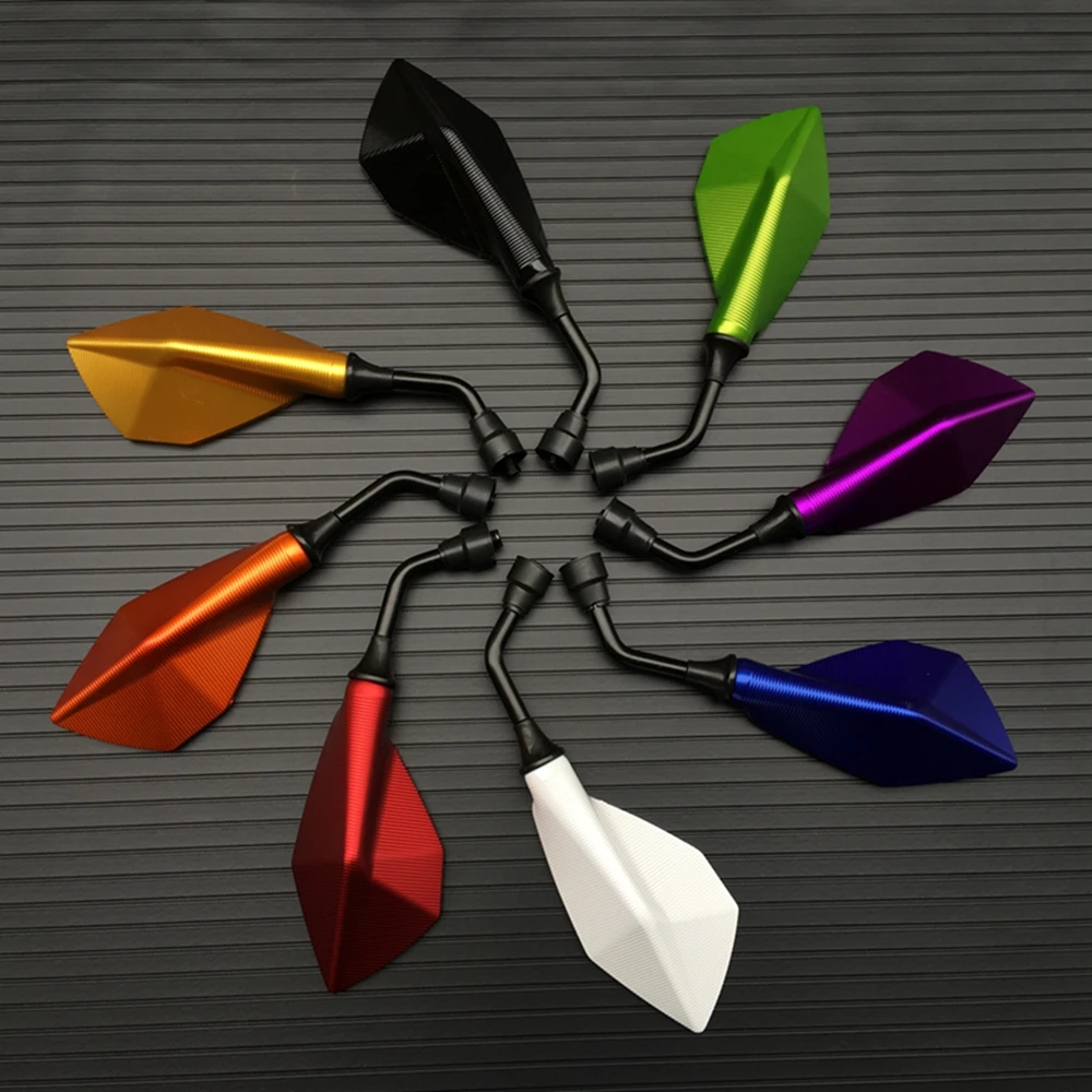 Зеркало заднего вида для мотоцикла 2 шт./пара 10 мм выпуклое зеркало