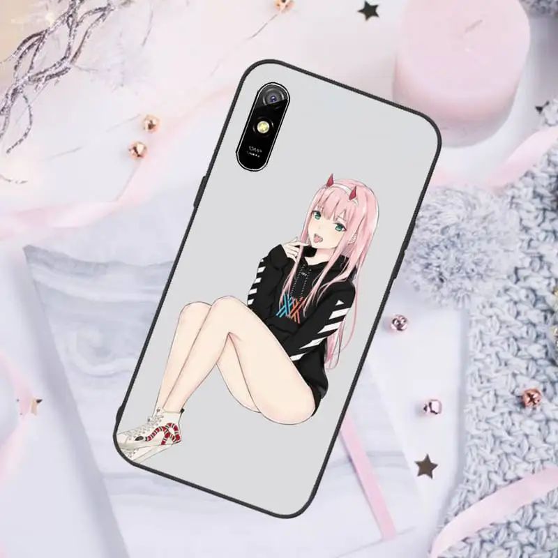 

Zero Two Darling in the Fran Anime Phone Case For Xiaomi Redmi note 7 8 9 pro 8T 9A 9S Mi Note 10 Lite pro