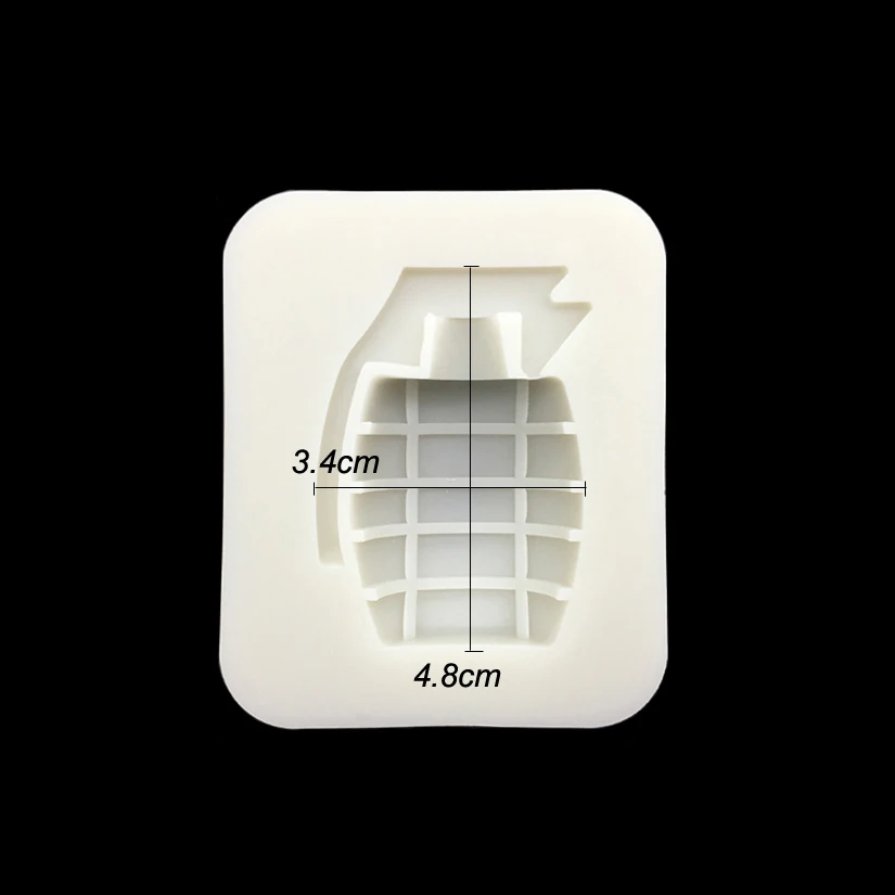 Силиконовая форма для ручной гранаты поделок конфеты глина печенье кекс выпечки