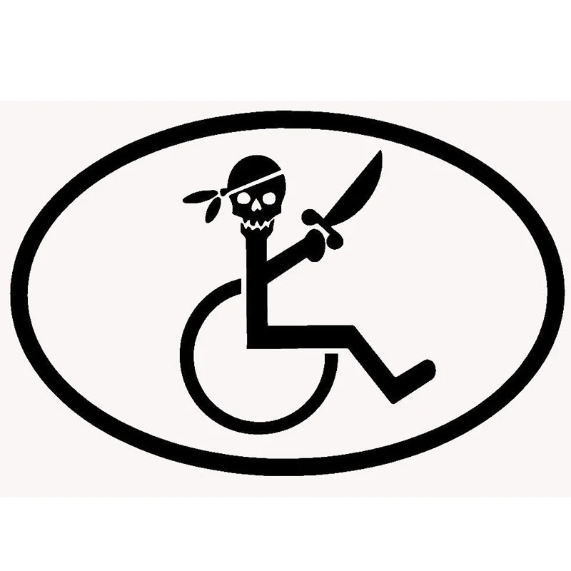 Суперзабавные наклейки с изображением символа пирата для окна мотоцикла