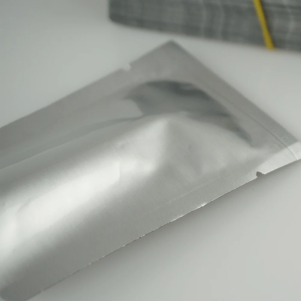 Пакет из чистого алюминия 8x12 см 200 шт./лот серебристо-белый пластиковый пакет