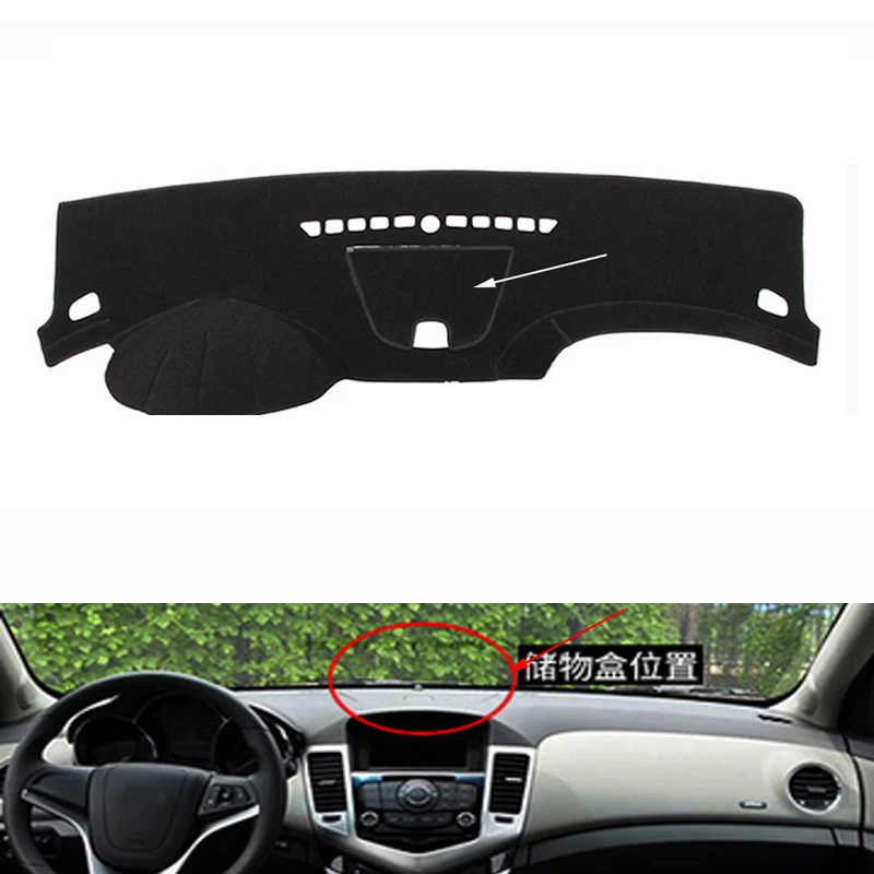 For Chevrolet Cruze 2009 2010-2014 Interior Accessories Auto Car Dashboard Cover Dash Mat Board Pad Carpet Dashmat Anti-UV Mats