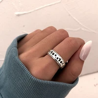 star moon rotate anxiety ring for women spinner fidgets rings freely spinning anti stress accessories charm jewelry 2021 gifts
