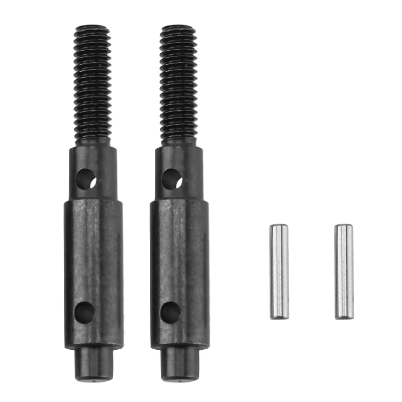 

2Pcs Hard Steel Front Rear Portal Stub Axle Drive Shaft for Redcat GEN8 1/10 RC Crawler Car Upgrades Parts Accessories
