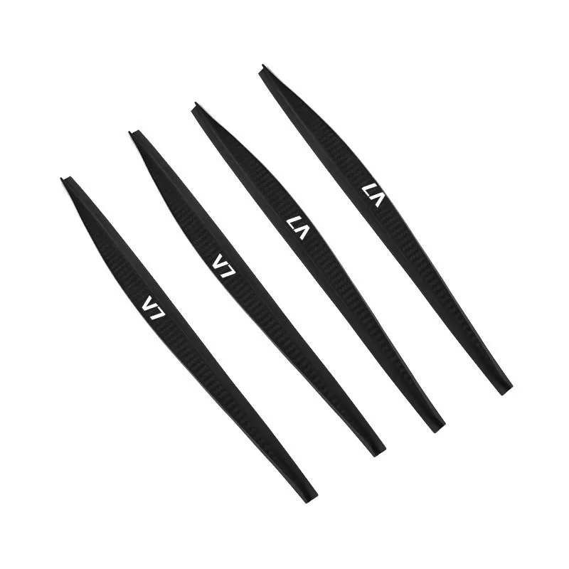 

4 Pcs For Refit Anti-collision Strip Accessories for Mud-blocking Leather Wheel Eyebrows for Huachen Zhonghua V3 V6 V7 Mudguard
