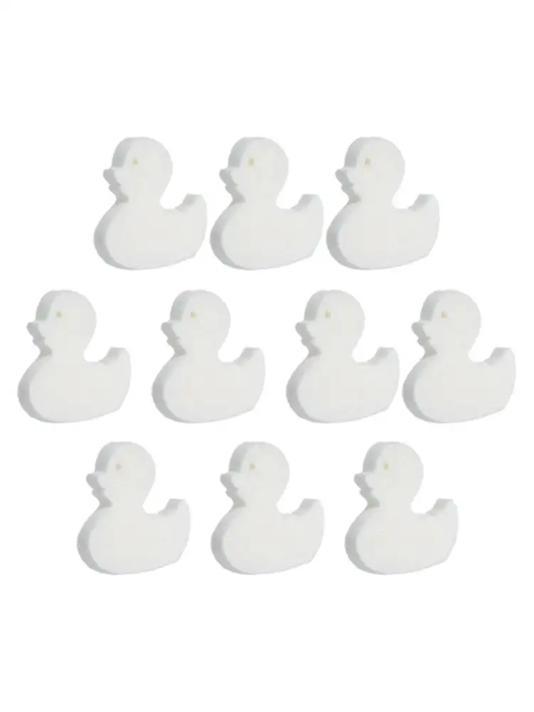 Впитывающая масло губка в форме утки Удобная для удаления накипи гидромассажных