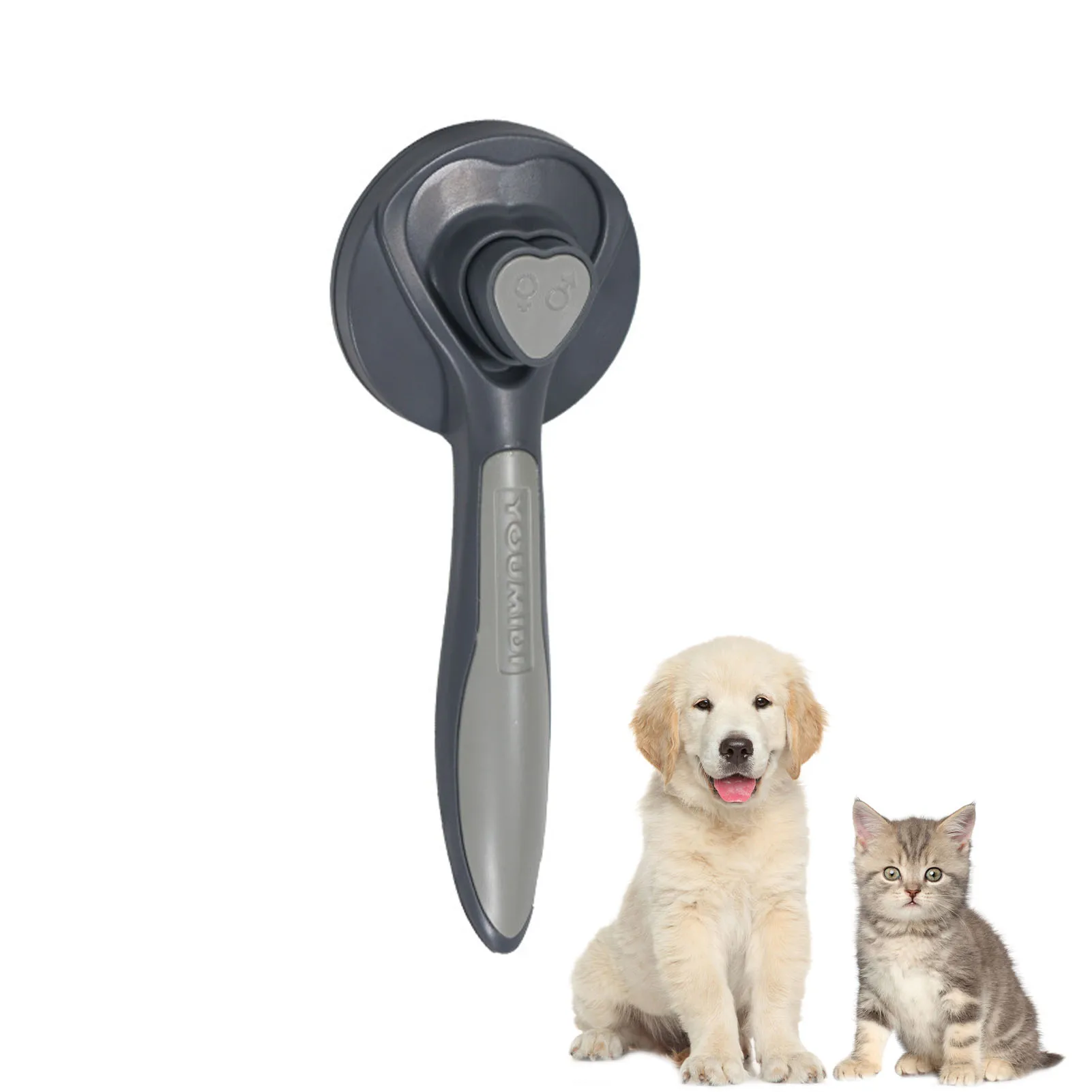

Self Cleaning Slicker Brush For Dogs And Cats Pet Grooming Tool Removes Undercoat Shedding Mats And Tangled Hair