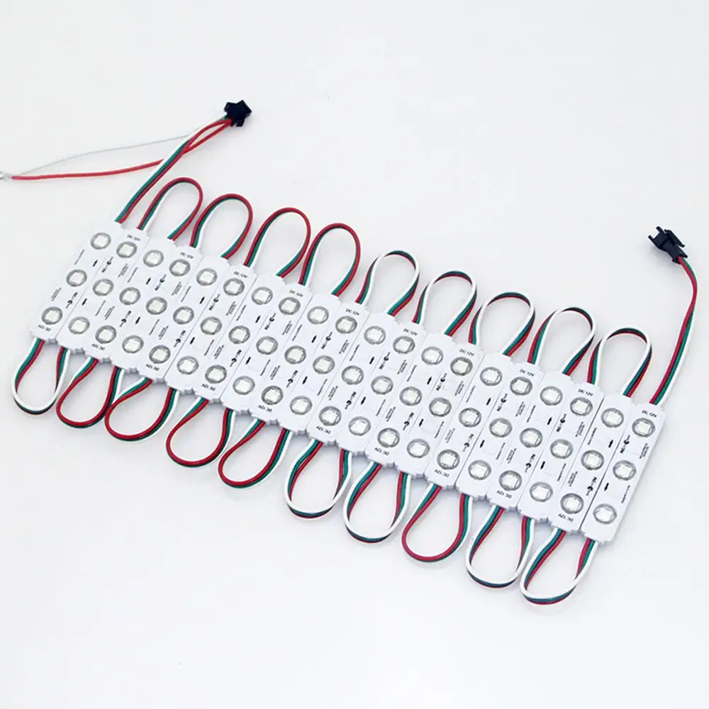 Светодиодный модуль WS2811 12 В постоянного тока 2811 IC 3 светодиодных шнура SMD5050