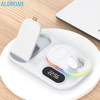 4 in 1 30w qi wireless charger station fast charging stand for iphone 13 12 pro max 11 xs xr x 8 airpods pro apple watch 7 6 5 4
