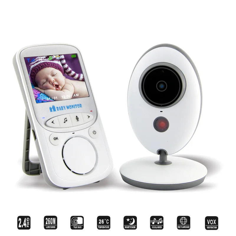 Vb605 беспроводной ЖК-аудио-видео Детский Монитор vb605 радио monito bebe видеокамера для