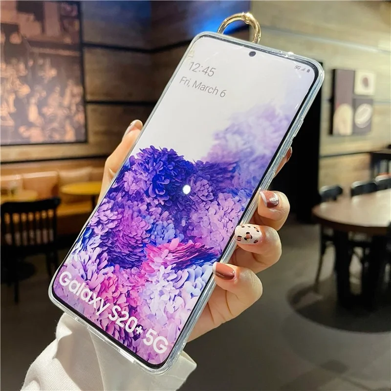 leopard mickey minnie mobile phone case for samsung s21fe for iphone wristband bracket flash diamond protective shell free global shipping