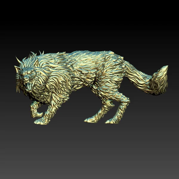 3D модель STL wolf для маршрутизатора с ЧПУ принтер Artcam Aspire | Инструменты