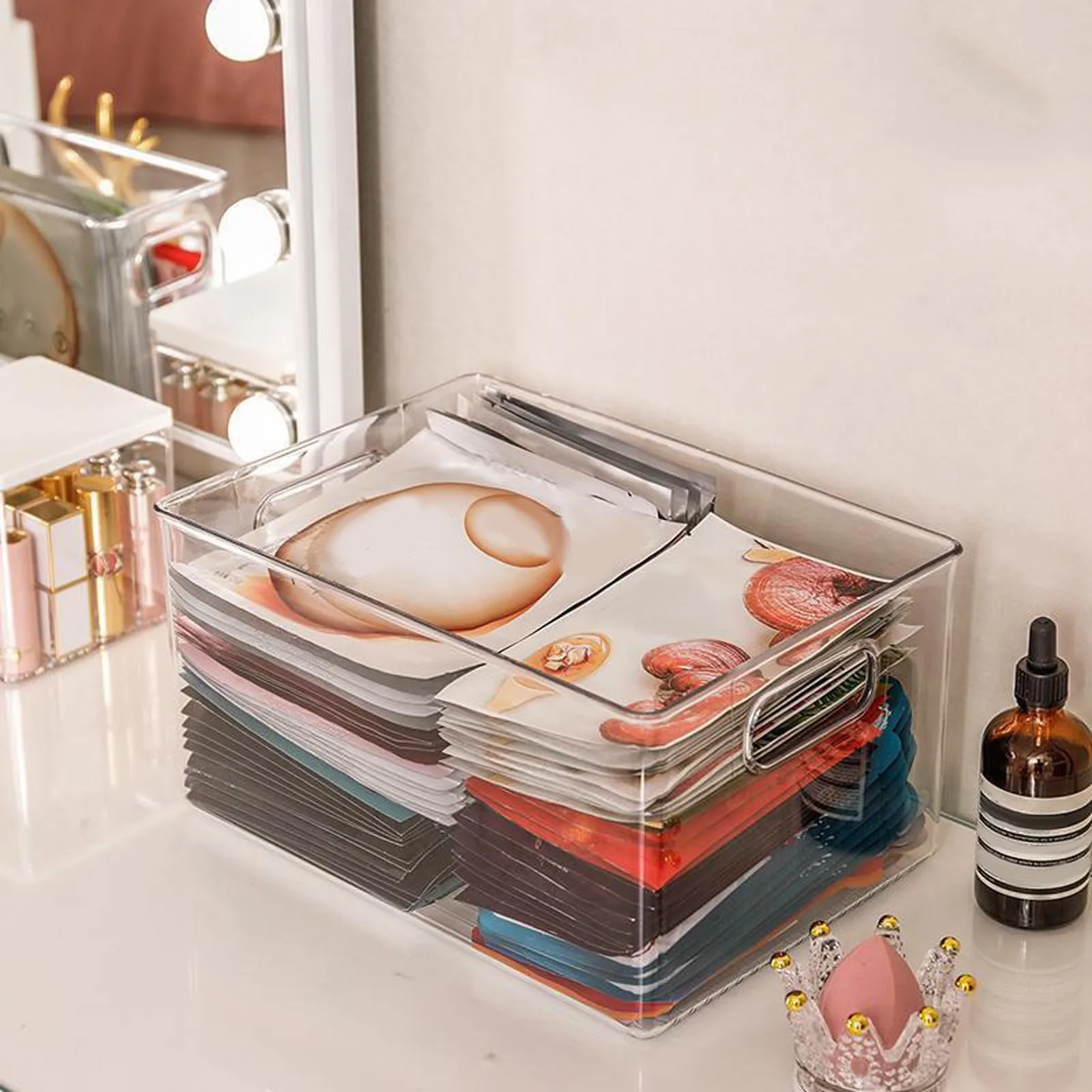 

Clear Plastic Pantry Organizer Cupboard Freezer Organization And Storage