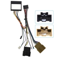 car 16pin android audio power harness with canbus box for chevrolet malibu xl 2016 car accessories