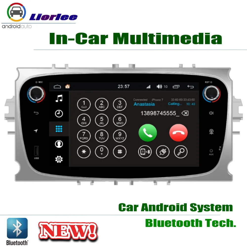 Carplayer Android System Core A53 PX5 7 &quotHD IPS ЖК-экран для Ford Galaxy 2010-2012 радио плеер GPS Navi