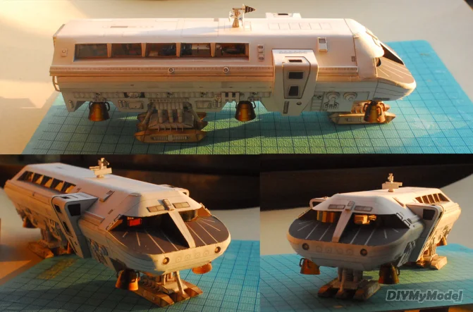 

DIYMyModeI 2001 SPACE ODYSSEY MOON BUS papermodel