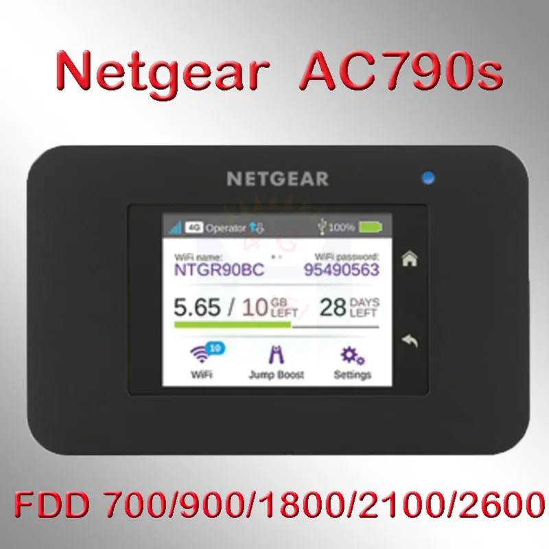 Разблокированный роутер netgear AC790S 4g cat6 300 Мбит/с с сенсорным экраном для Sierra