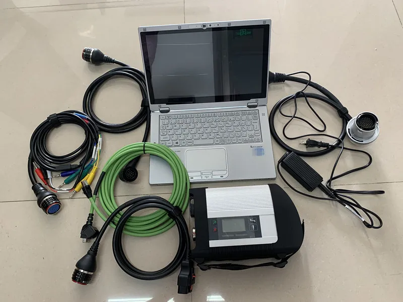 

MB Star C4 Software 2021.03 ssd hht Diagnostic-tool SD C4 Connect Compact 4 multiplexer with tablet cf-ax2 i5cpu laptop