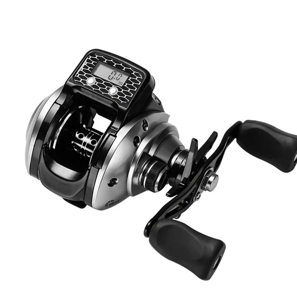 

Fishing Reel with Digital Display 6.3:1 16+1BB Left/Right Hand Low Profile Line Counter Pesca High Quality