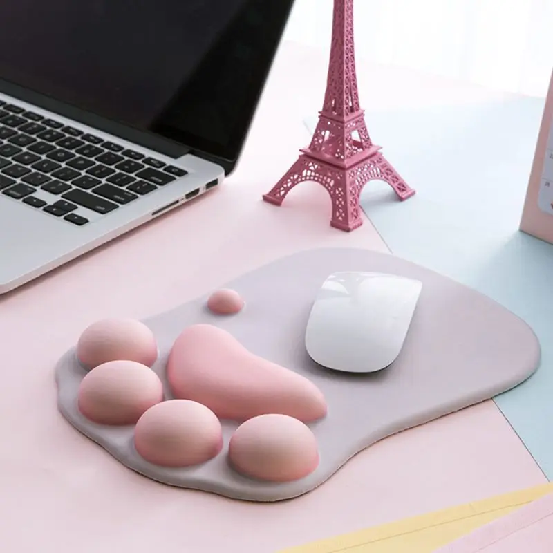

Cute Cat Paw Mouse Pad Nonslip Silicone Mice Mat PC Computer Wrist Rest Support Dropshipping
