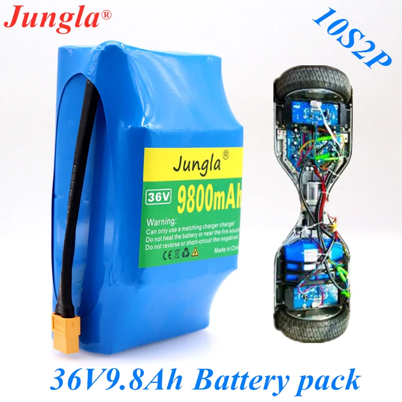 

Original Balanced scooter 36V 9.8AH 10s2p 36v 9800mAh battery pack battery car scooter built-in protection board 18650 battery