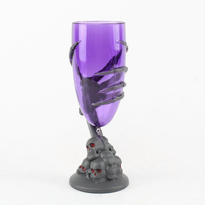 Halloween Decorations For Home Creative Glowing Wine Cup Claw Party Spooky Skeleton SKull Goblet LED Scary | Дом и сад