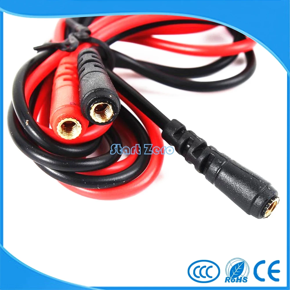 Многофункциональный цифровой мультиметр зонд Тестовый Кабель Зажим крокодил 1