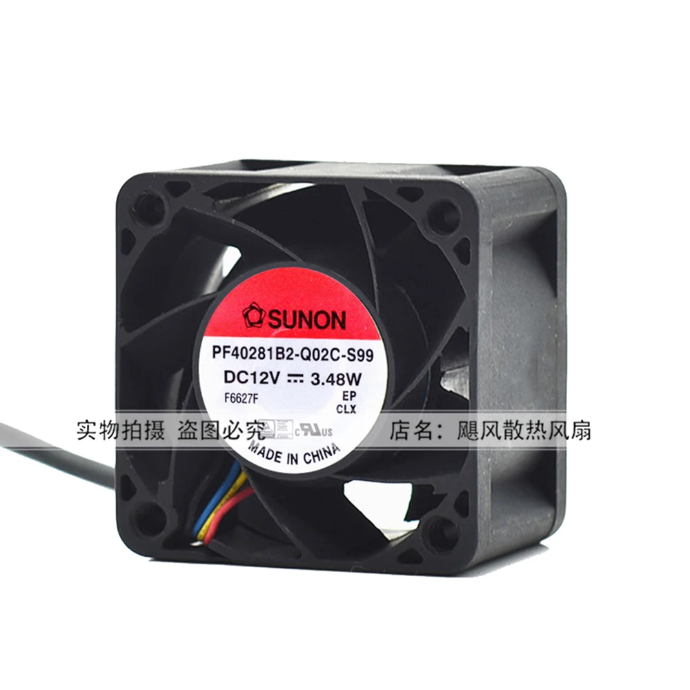 Для Sunon PF40281B2 Q02C S99 4 см 40 мм 4028 40x40x28 12 В 3 48 Вт PWM двойной шарикоподшипник большой