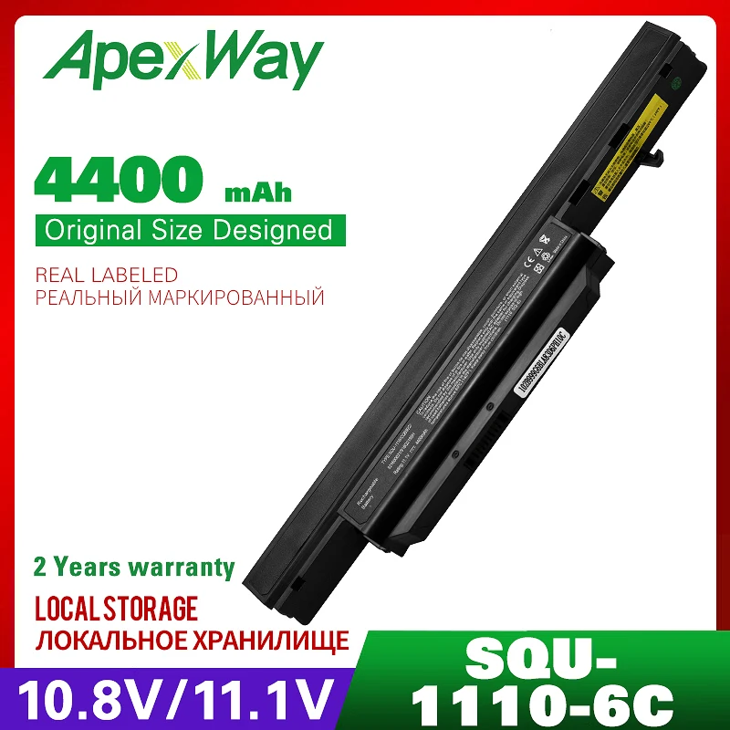Apexway 4400 мАч Новый 6 ячеек SQU 1110 Аккумулятор для ноутбука haier 921600031 CQB922 916Q2195H CQB923