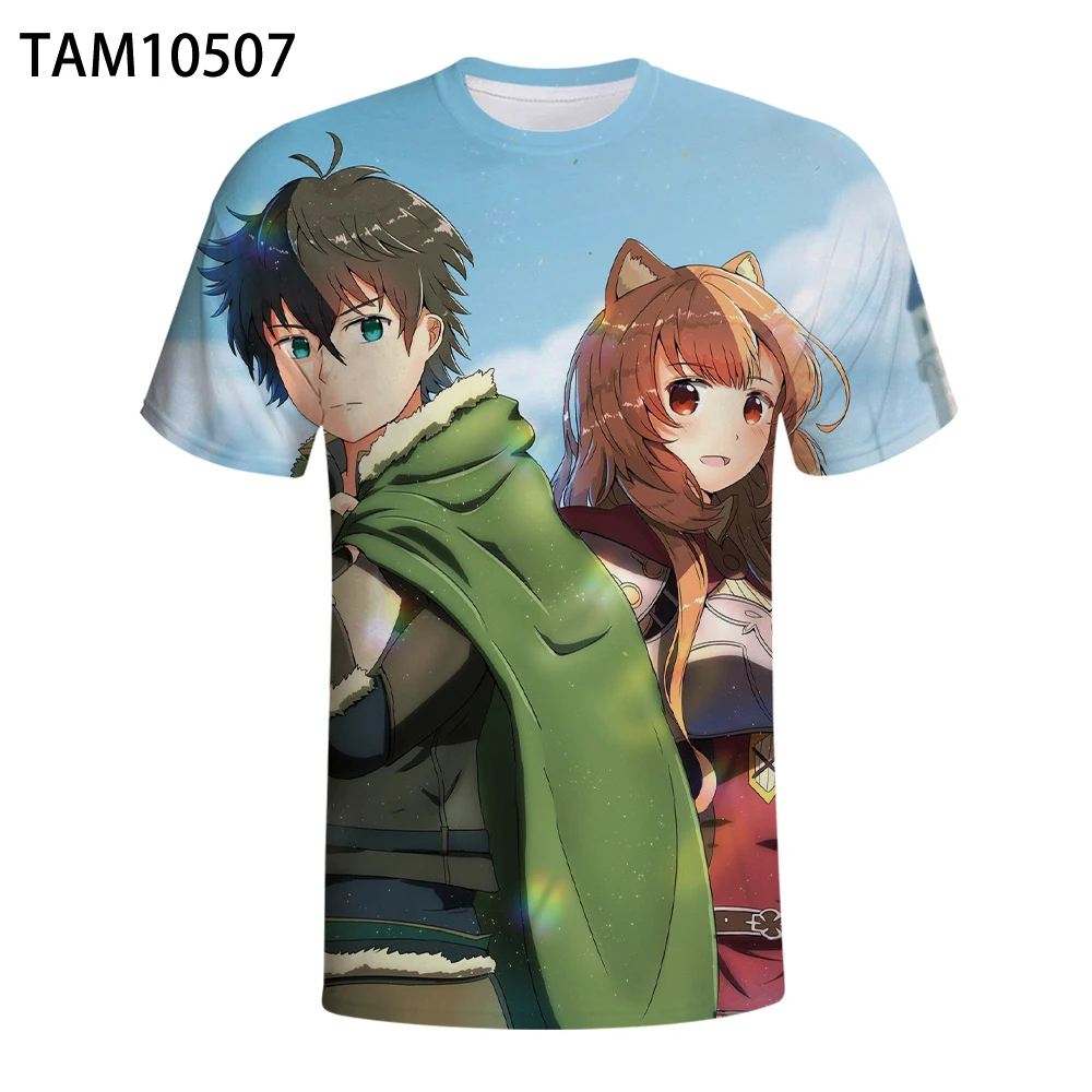 Футболка мужская и женская с принтом The Rising Of Shield Hero коротким рукавом | Мужская