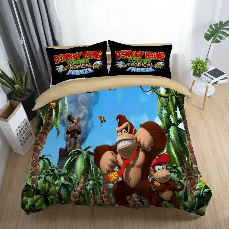 Diddy Donkey Kong домашний текстиль чехол для подушки 3D постельное белье пододеяльники